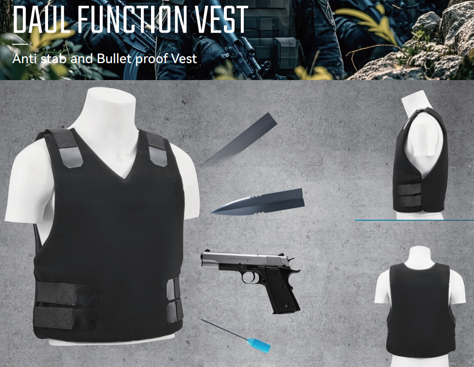 CHIHAN dual-function anti-stab and ballistic protection vest